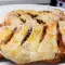 Mini strudels con peras y almendras