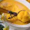 Sorbete de mango y naranja