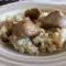 Muslo de pavo con arroz