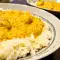 Codorniz con curry picante y arroz basmati