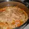 Paella de pollo y verduras