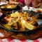 Arroz con pollo y marisco