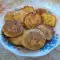 Tortitas con huevas de pescado