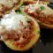 Patatas rellenas horneadas en papel de aluminio