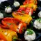 Aperitivo de mini pimientos rellenos