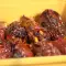 Pimientos secos rellenos de alubias