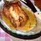 Pollo relleno de verduras