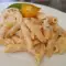 Penne a la formaggi (pasta con quesos)