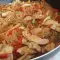 Pollo con fideos al estilo chino