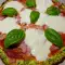 Pizza baja en hidratos de carbono (con base de calabacín)