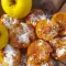 Buñuelos veganos de manzana