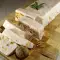 Parfait de yogur con melocotones