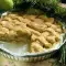 Pie de manzana festivo