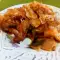 Muslo de pavo con chucrut