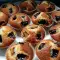 Muffins esponjosos de frutas