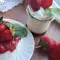 Panna cotta ligera de fresa