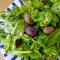 Ensalada fresca de canónigos, rúcula y espinacas baby