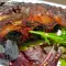 Costillar de cerdo al horno con miel y hierbas provenzales