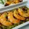 Gambas con calabacín