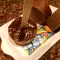 Fudge helado de chocolate