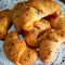 Cruasanes rellenos de carne