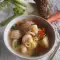 Sopa con cavatappi rica en vitaminas