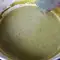 Sopa de colirrábano y hojas de rabanitos
