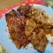 Panceta y paleta de cerdo con repollo