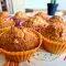 Muffins de avena con calabaza y manzana