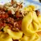 Tortellini a la boloñesa (receta italiana)