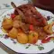 Conejo con verduras