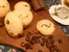 Galletas de café con gotas de chocolate