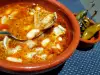 Potaje de alubias con orejas de cerdo