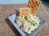 Ensaladilla de cuscús con mayonesa y pollo