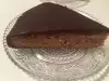 Fudge con glaseado de chocolate