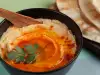 Hummus con tomates secos