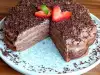 Pastel de chocolate con gofres (receta keto)