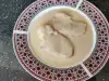 Carne ahumada en salsa blanca