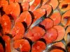¿A qué se debe el color del salmón?