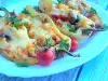 Pimientos rellenos de pasta orzo