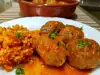 Albóndigas griegas en salsa (Soutzoukakia)
