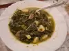 Espinacas guisadas con ternera