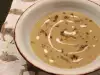 Sopa de castañas y boletus