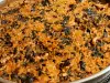 Cerdo con arroz y ortigas