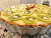 Tarta de kiwi con crema pastelera