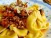 Tortellini a la boloñesa (receta italiana)