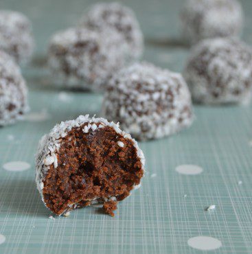 Bombones de chocolate saludables