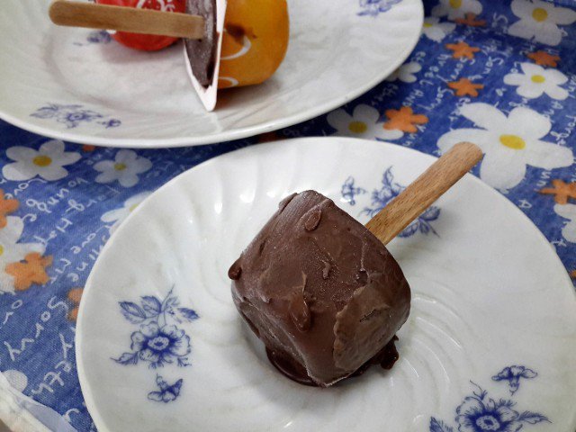 Fudge helado de chocolate