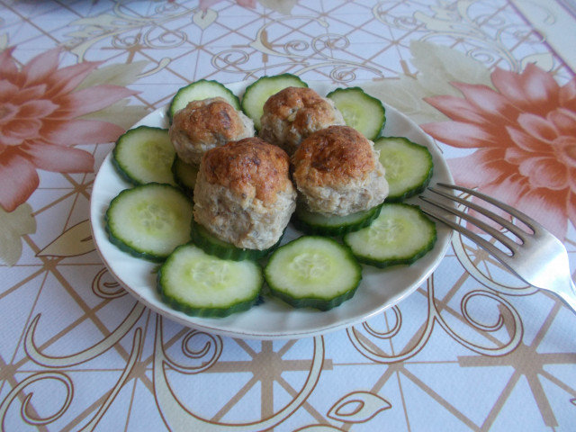 Mini albondigas de carne al horno