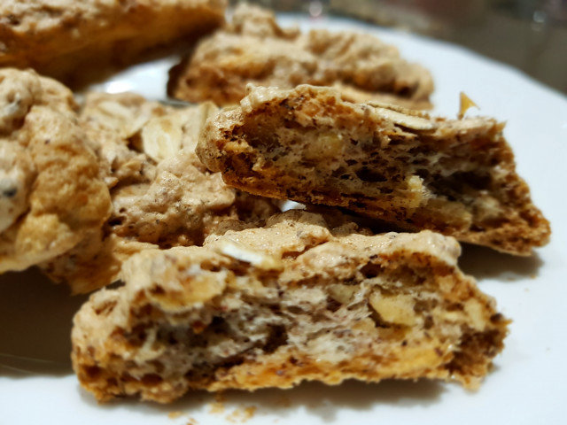 Galletas crujientes saludables con avena